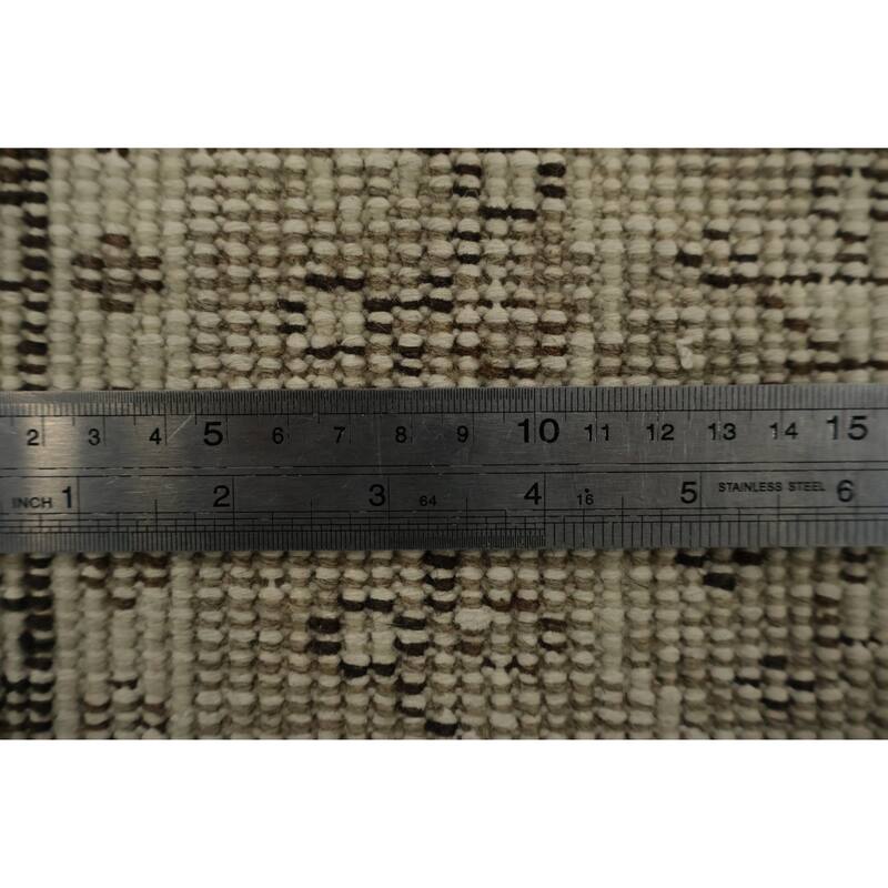 Hand Knotted Oriental 100% Wool Carpet Transitional Floral Beige & Ivories Anatolian Area Rug - 9' 6'' X 5' 9''