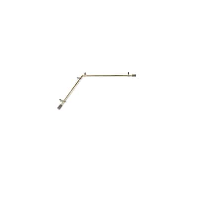Handcrafted Curtain Rods & Hardware - Antique Brass, Steel, Resin - 360 Rotation Finials - M