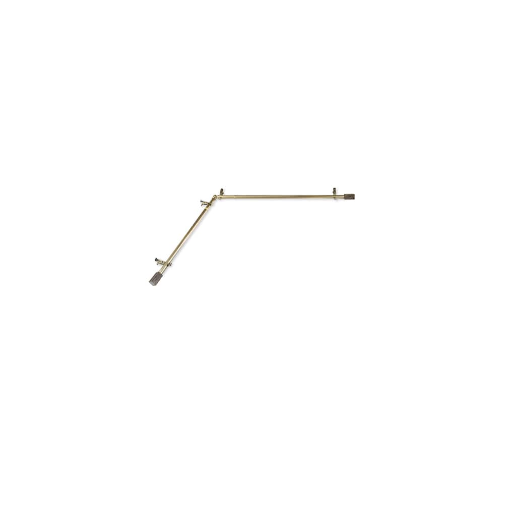 Handcrafted Curtain Rods & Hardware - Antique Brass, Steel, Resin - 360 Rotation Finials - M
