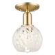 Option Champagne Bronze / White Mouchette