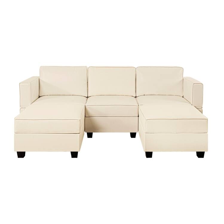 Modular Convertible Sectional Sofa Bed - Reversible Sleeper Couch