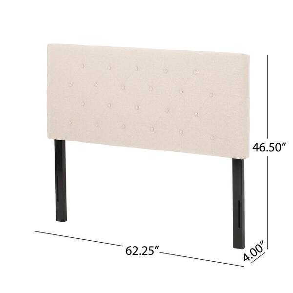 dimension image slide 1 of 2, Atterbury Upholstered Queen/Full Headboard by Christopher Knight Home