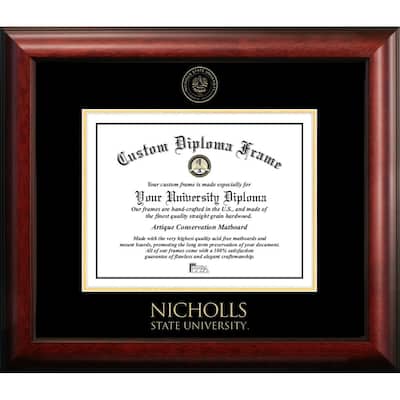 Nicholls State 11w x 8.5h Gold Embossed Diploma Frame