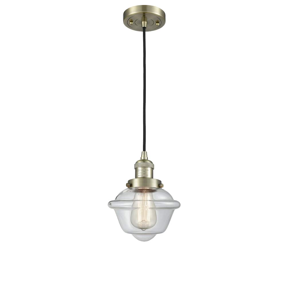 Innovations Lighting Franklin Restoration Oxford - 1 Light 8" Cord Hung Mini Pendant