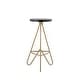 preview thumbnail 48 of 49, Trinity Modern Round Metal Backless Bar Stool with Hairpin Legs and Integrated Footrest for Kitchen Island & Home Bar