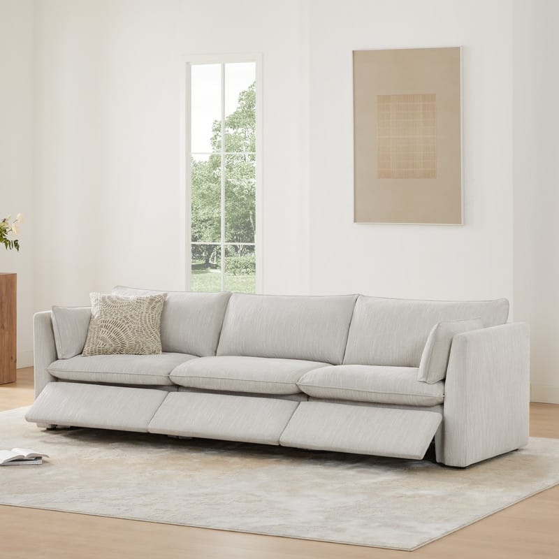 Cypress Power Reclining Sectional Sofa Couch