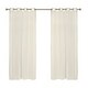preview thumbnail 2 of 5, Escape Indoor/Outdoor Grommet Curtain Voile