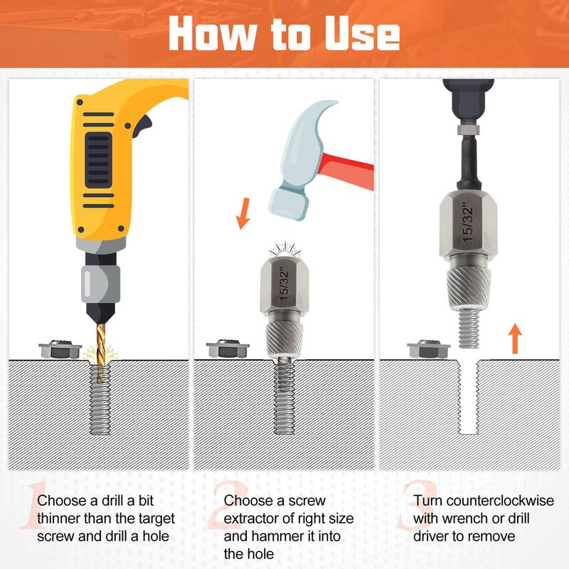 Costway 27 PCS Multi-Spline Screw Extractor Set with 3/8" Drive Hex - See Details