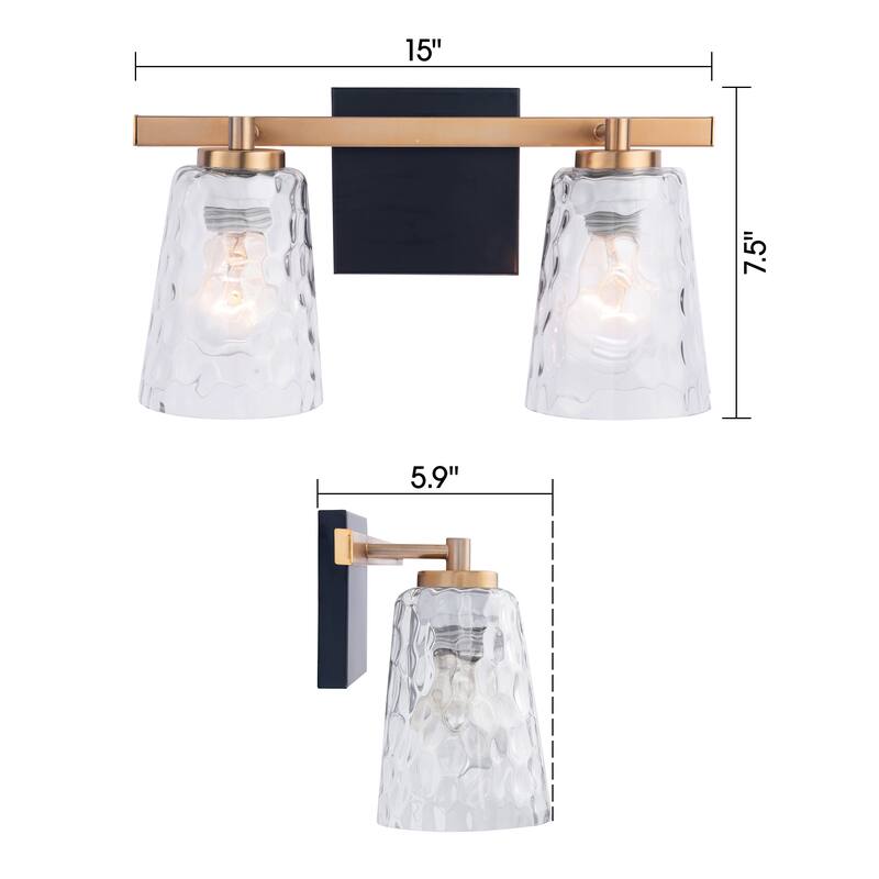 Radiance Modern 3-Light Nickel Vanity Light - 22.8"L x 5.9"W x 7.5"H