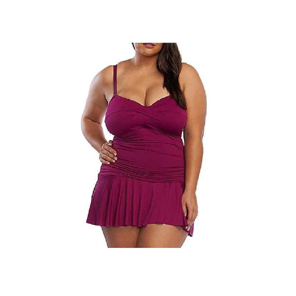 Lauren Ralph Lauren Plus Size Women S Twist Underwire Swimdress Plum 18w On Sale Overstock 31702985 Find great deals on ebay for ralph lauren plus size. lauren ralph lauren plus size women s twist underwire swimdress plum 18w