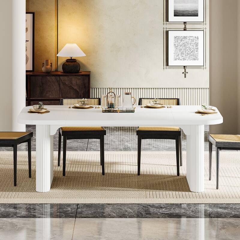 Wood Dining Table, Modern Kitchen Table, Dining Room Accent Table