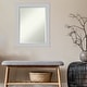preview thumbnail 20 of 27, Beveled Wood Wall Mirror - Shiplap White Frame