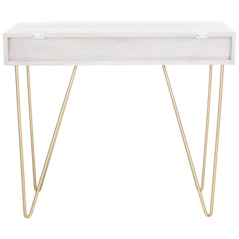 SAFAVIEH Werra 1-Drawer 1-Shelf Hairpin Leg Desk