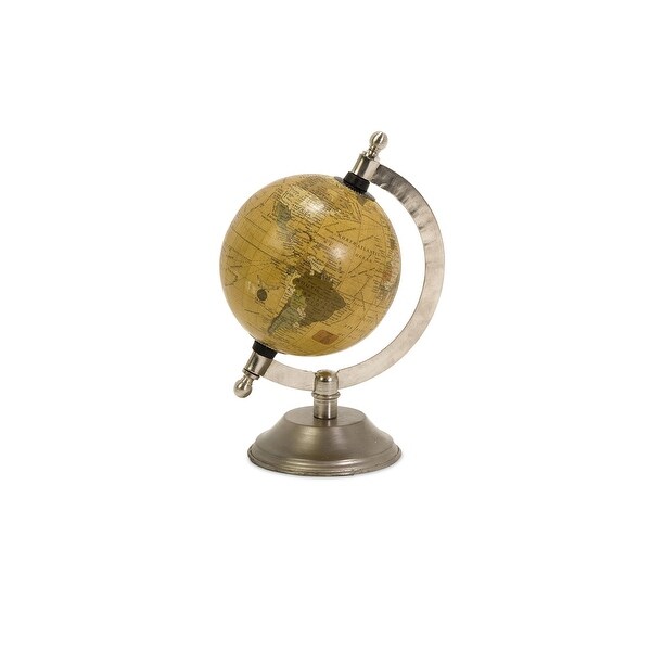 IMAX Home 73025 Colony Globe With Nickel Finish Base