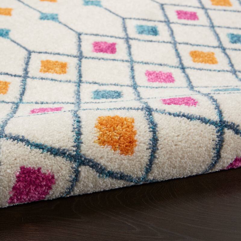 Nourison Passion Moroccan Geometric Diamond Area Rug