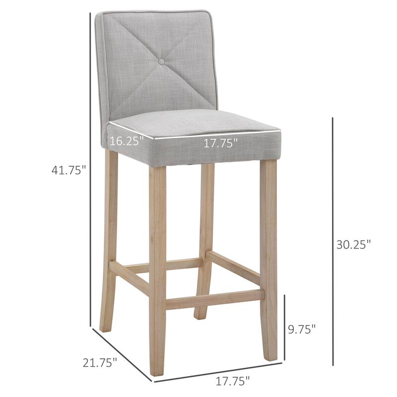 Modern Bar Stools Set Of 2