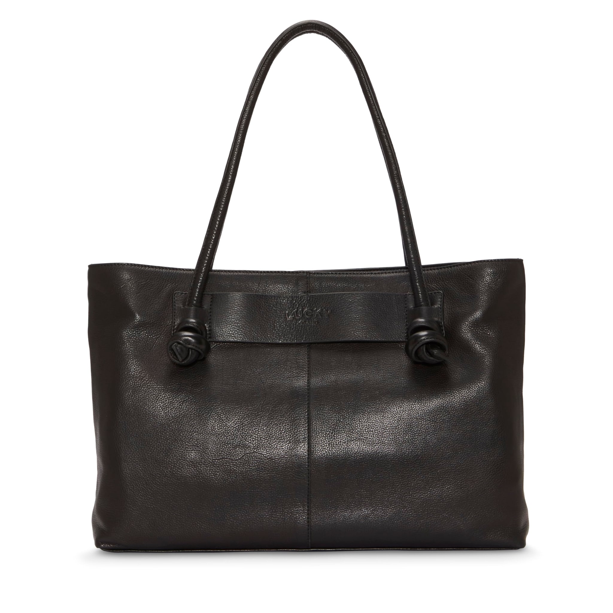 Lucky brand leather tote new arrivals