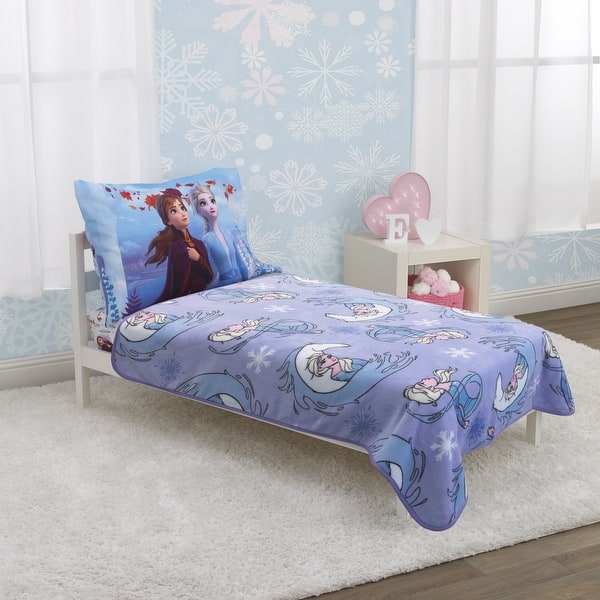 slide 2 of 5, Disney Frozen 2 Elsa and Nokk Toddler Blanket