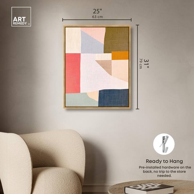 Planar Patchwork II Canvas by Art Remedy