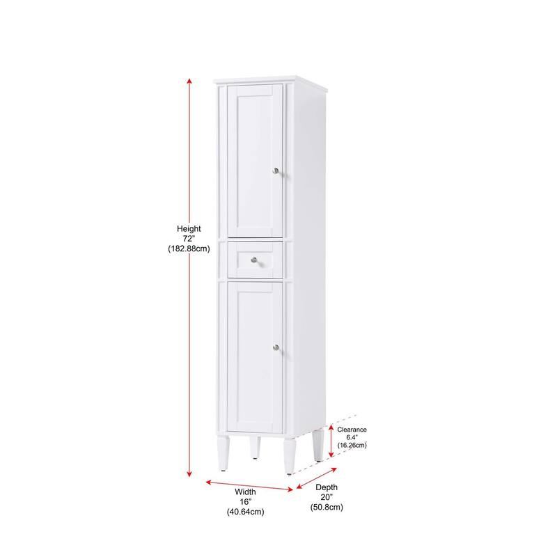 Eclipse Bath Storage Cabinet (16-28 In.)