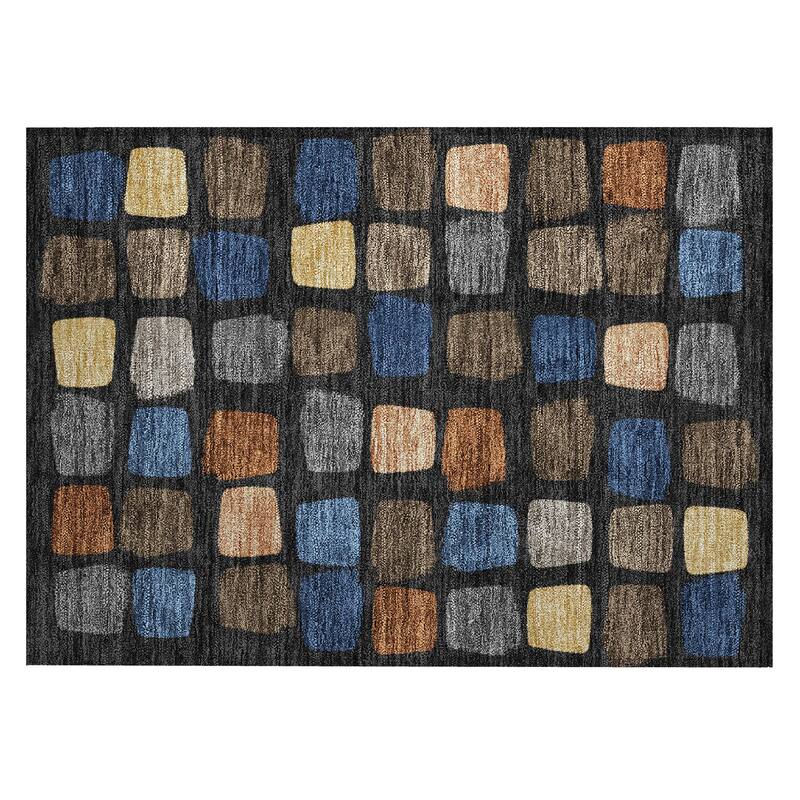 Machine Washable Indoor/ Outdoor Casual Hoppy Chantille Rug