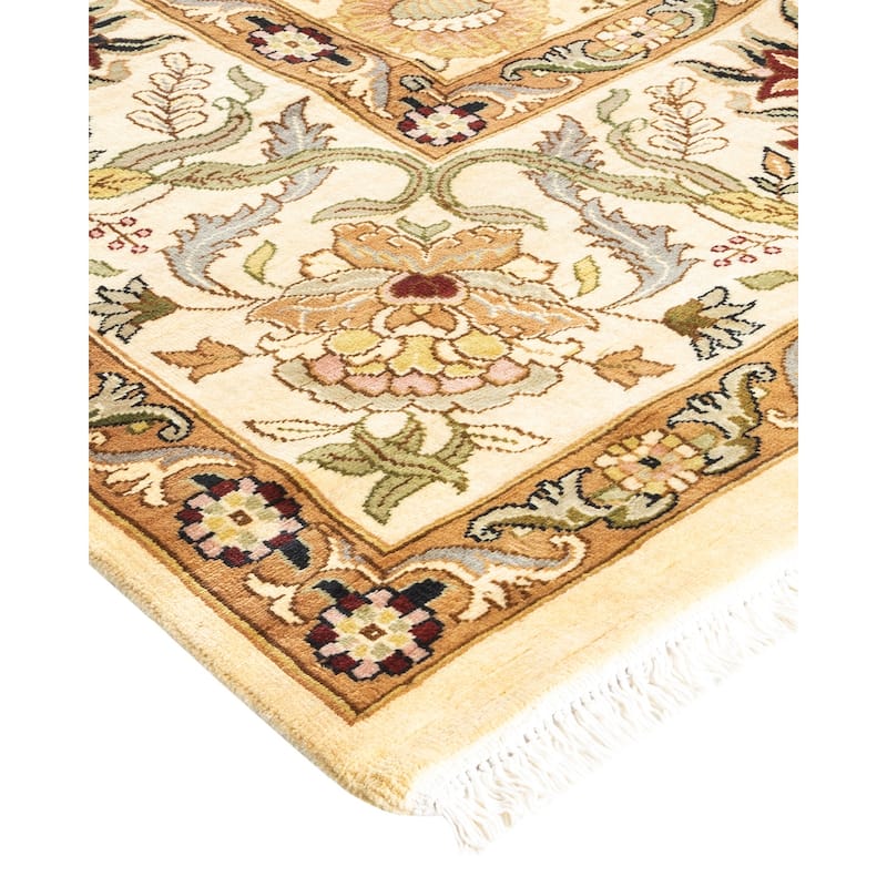 Overton Mogul One-of-a-Kind Hand-Knotted Area Rug - Lemon, 9' 2" x 12' 5" - 9' 2" x 12' 5"