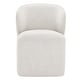 preview thumbnail 44 of 51, Spruce & Spring Kyle Morden Fabric Dining Room Chair with Casters Wrap-round Back