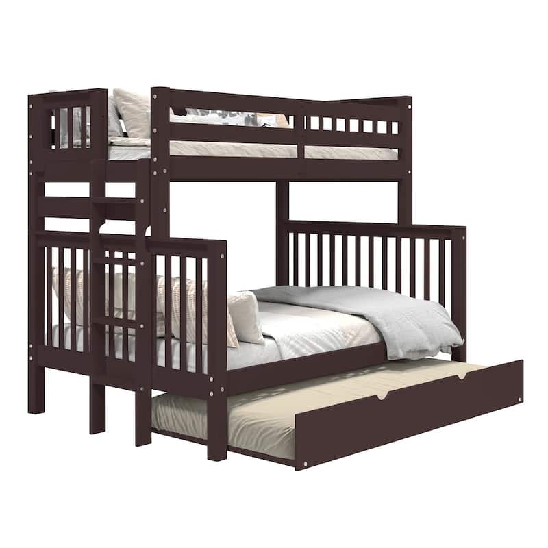 Taylor & Olive Trillium Twin over Full Bunk Bed Ladder, Twin Trundle