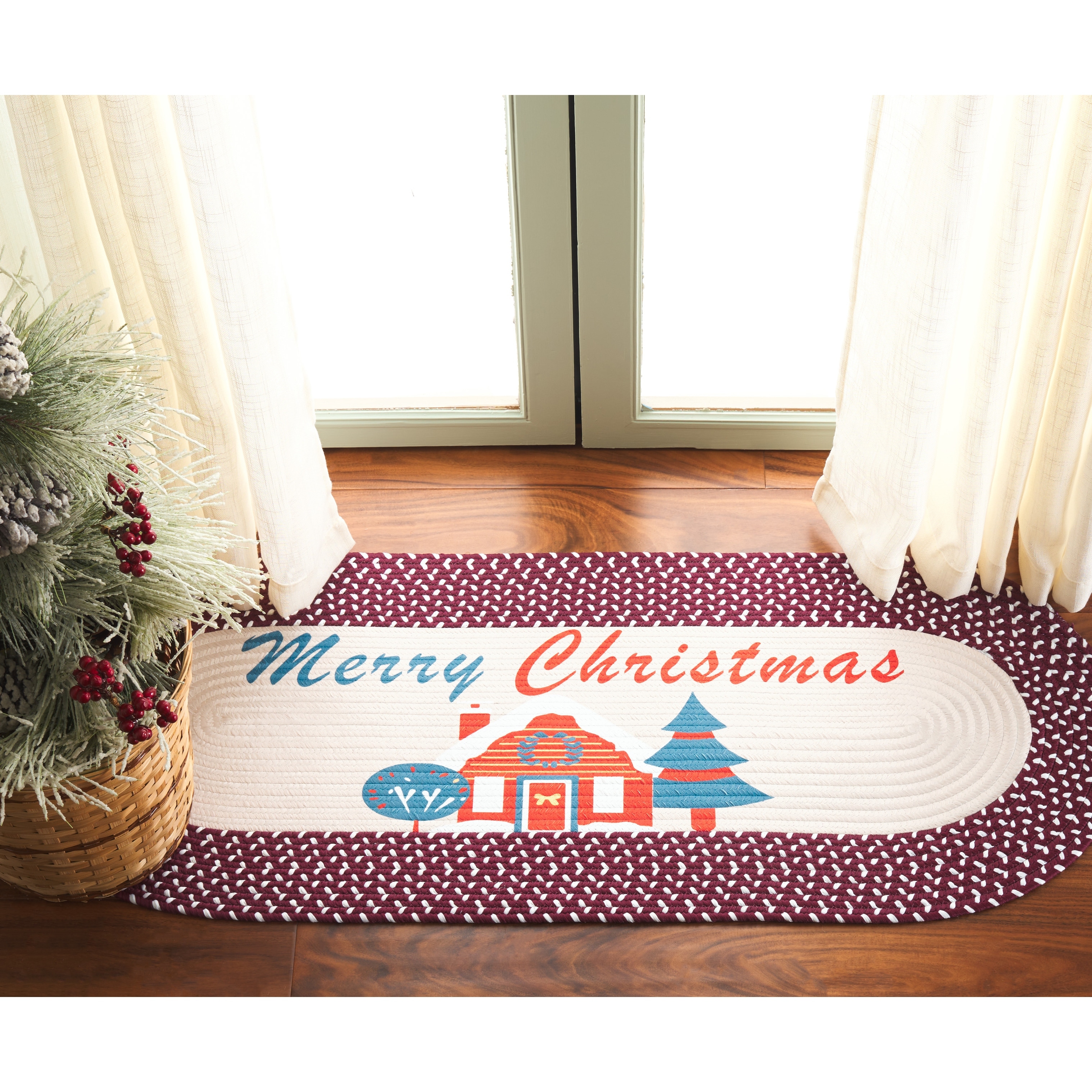 SAFAVIEH Handmade Braided Posters Tanta Machine Washable Rug