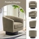 preview thumbnail 9 of 64, Corduroy Upholstered Swivel Barrel Chair (Set of 2)