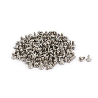 50 Vis Autotaraudeuses Acier Inox 304 M2.9x9.5mm - Tête Ronde Phillips