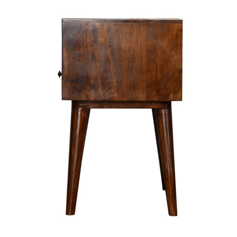 Artisan Furniture Solid Wood Modern Chestnut Solid Wood Nightstand