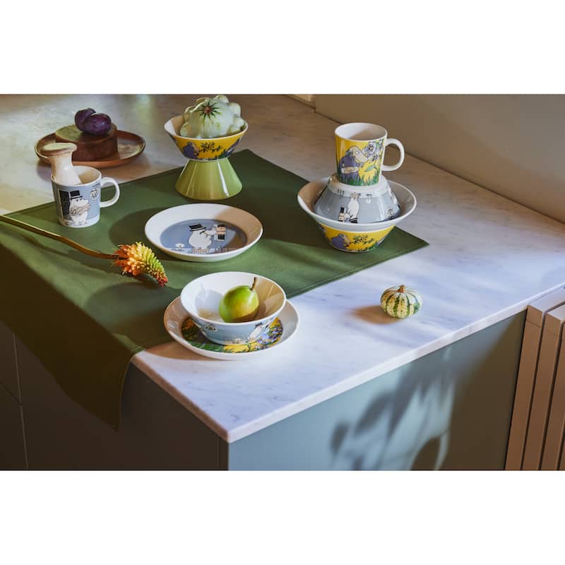 Moomin by Arabia Bowl 5.9in Moominpappa Grey - N/A