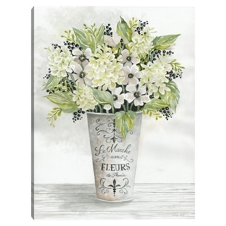 French Floral I by Cindy Jacobs Canvas Art Print - Bed Bath & Beyond ...