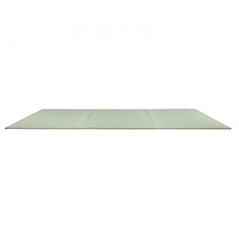 Foldable Tatami Floor Mattress 83”x55” Natural Rush Grass Japanese Mat for All-Season Comfort - 83” x 55” x 0.5”
