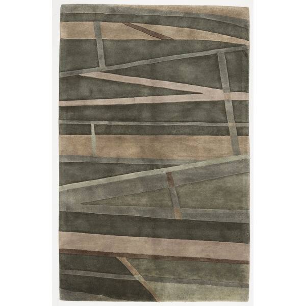 Modern HandTufted Rug 5' x 8' Bed Bath & Beyond 24081399