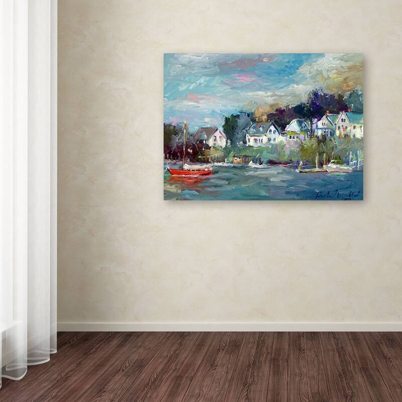 Richard Wallich 'Dock' Canvas Art