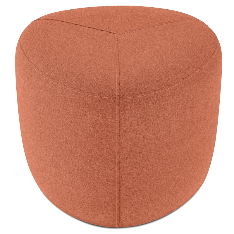 WYNDENHALL Brea 18 inch Wide Contemporary Irregular Ottoman Bench