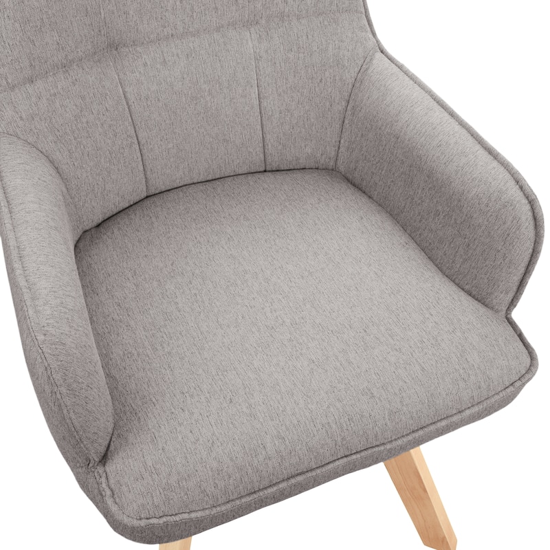 Art Leon Swivel Fabric Dining Arm Chair (Set of 2)