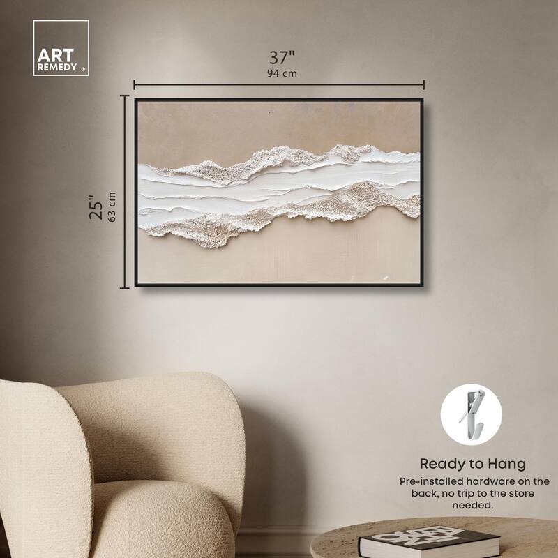 Textured Sea I Canvas by Art Remedy