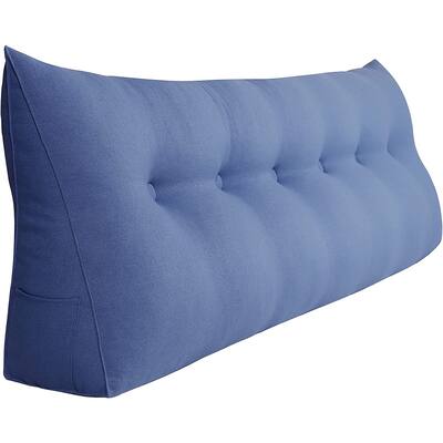 WOWMAX Bed Rest Bolster Wedge Reading Pillow Reclined Position Support