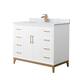 Option White / Satin Bronze Hardware