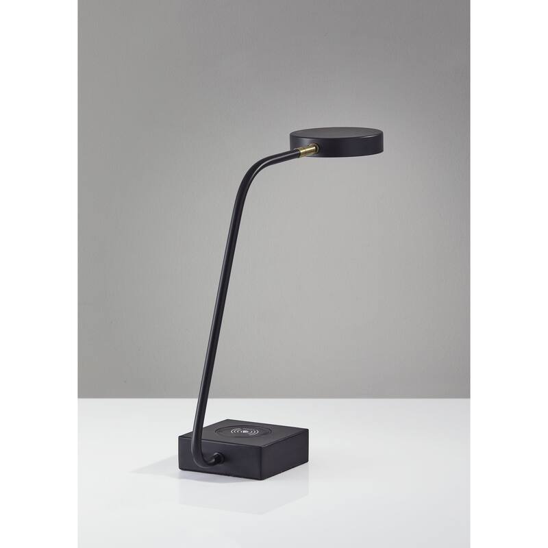 Conrad LED Desk Lamp with AdessoCharge Wireless Charging Pad