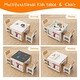 preview thumbnail 7 of 8, 3 in 1 Activity Kids Art Table and Chair Set