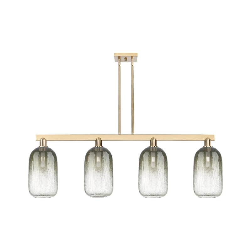Innovations Lighting 716-4I-16-48 Brookhaven Cloche Linear Brookhaven - Champagne Bronze / Slate