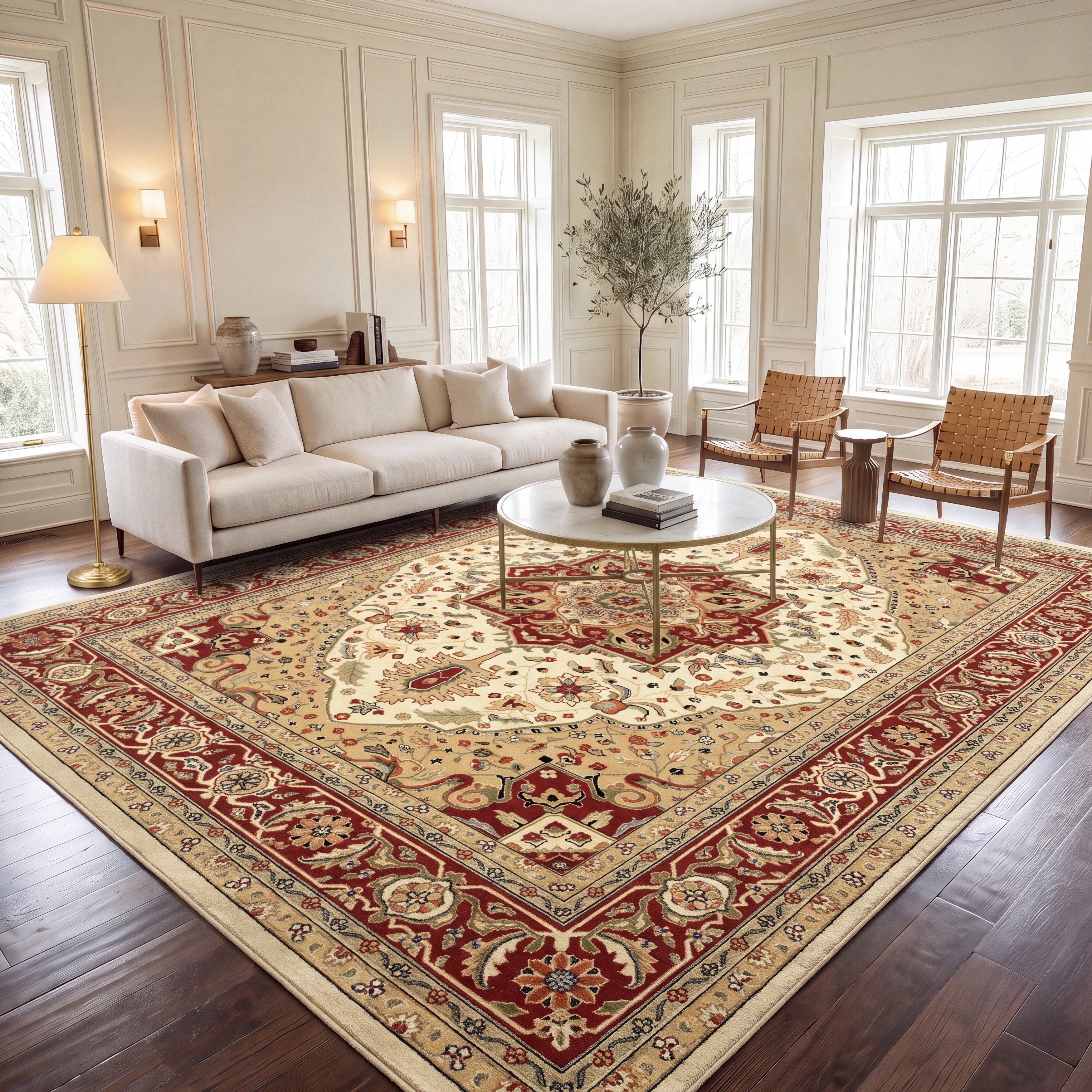 SAFAVIEH Lyndhurst Laquita Traditional Oriental Medallion Rug