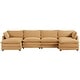 preview thumbnail 88 of 153, Corduroy Sectional Sofa with Removable Ottomans & Ultra-soft Cushions for Living Room & Bedroom