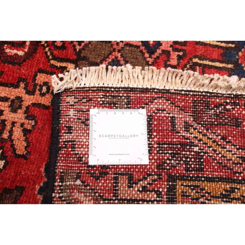 ECARPETGALLERY Hand-knotted Andelz Red Wool Rug - 4'3 x 9'5