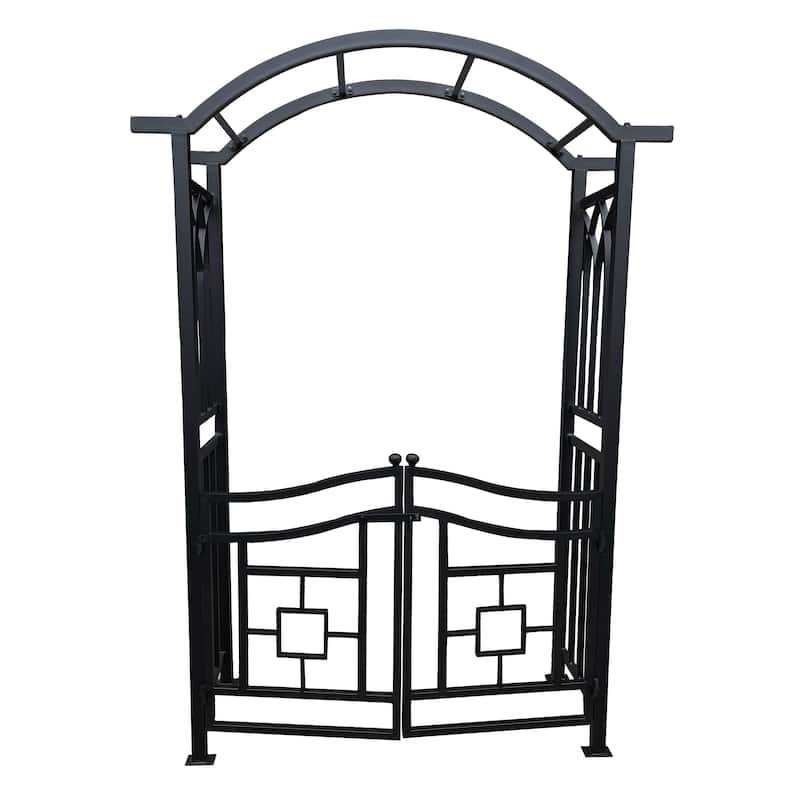 Aluminum Garden Arch with Gate