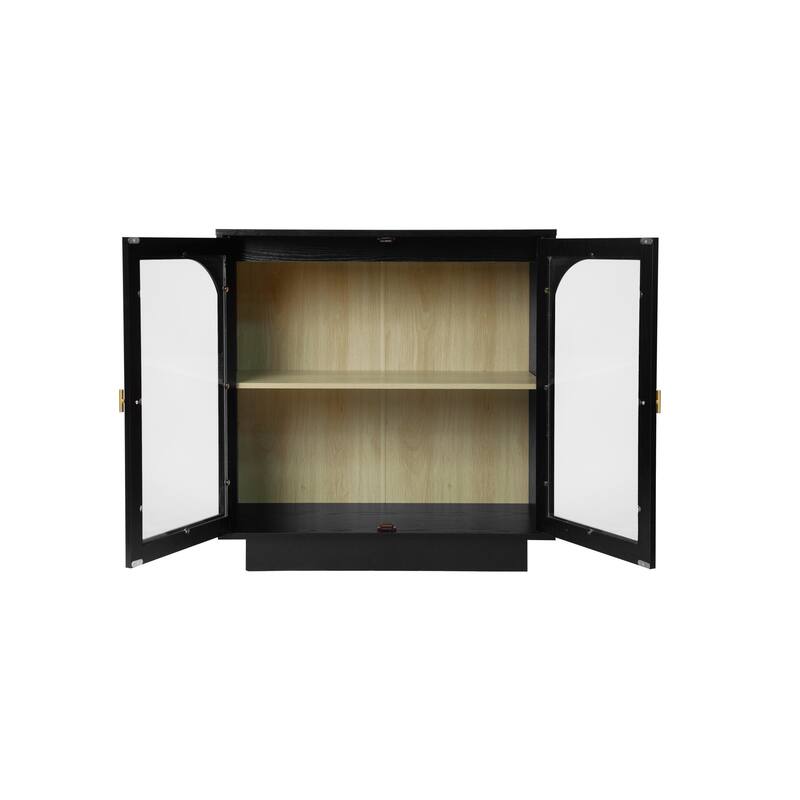 Storage Cabinet with Acrylic Door for Living Room, Dining Room, Study